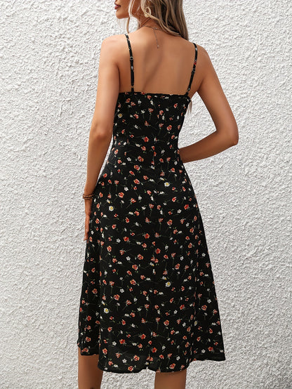 Robe Longue Sexy à Fente pour Femme, Mode Été