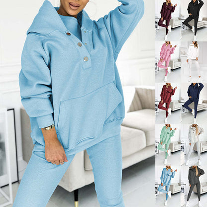 Sweatshirt Femme Oversize Casual - Coton & Boutons
